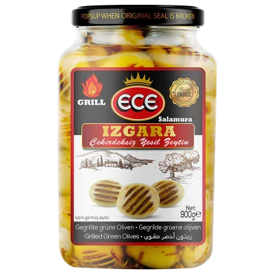 ECE Olivy zelené grilované bez pecky 2XL 900 g