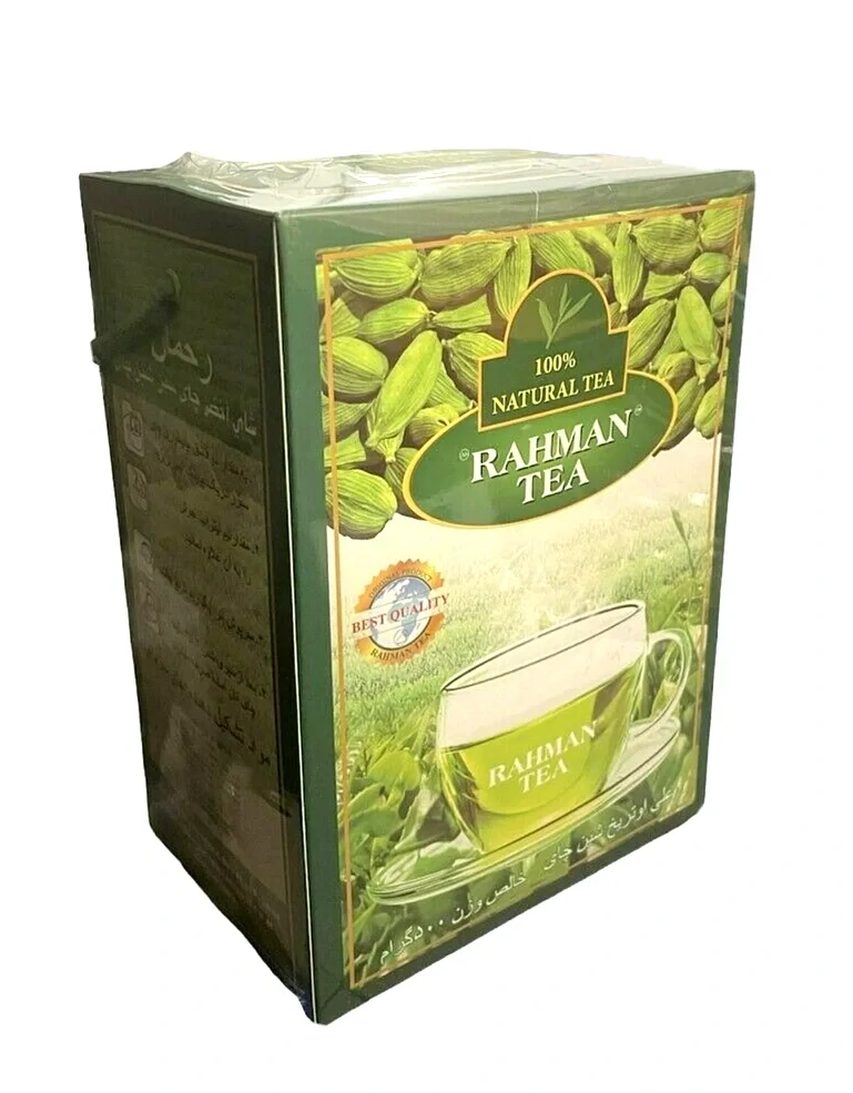 RAHMAN TEA Čaj zelený sypaný celé listy 500 g 