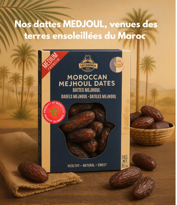 MEDJOOL STAR Datle medjool marocké M 1 kg