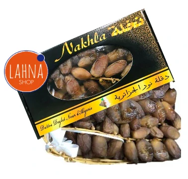 NAKHLA Datle čerstvé Deglet Nour celý svazek TOP kvalita 1 Kg