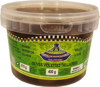 TAGINE Olivy fialové nakládané 365 g