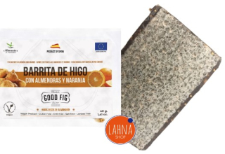 GOOD FIG Fíkovo-datlová tyčinka s pomerančem a mandlemi 40 g