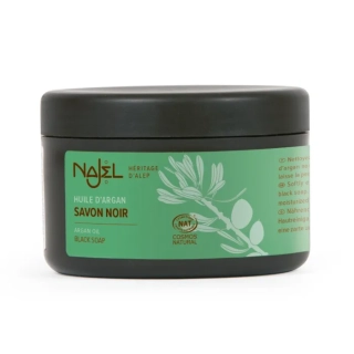 NAJEL PEELING z černého mýdla Aleppo s arganovým olejem 180 g