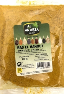 AL ARABIA Kořenící směs RAS el HANOUT žlutý 100 g