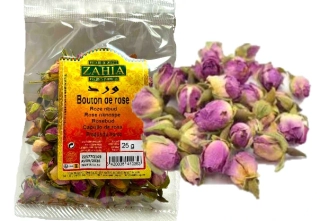 ZAHIA Květy růže poupata sušená jedlá 25 g