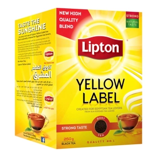 LIPTON YELLOW LABEL Čaj černý sypaný 250 g