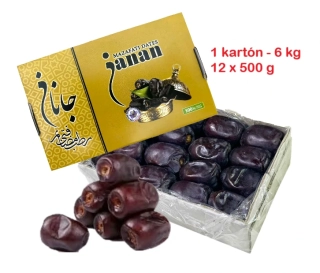 JANAN Datle čerstvé mazafati kartón 12 x 500 g