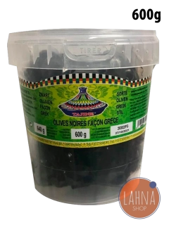 TAGINE Olivy černé marocké sušené s peckou vakuované 600 g