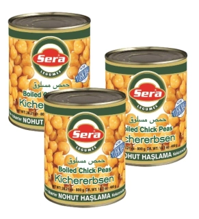 SERA Cizrna nakládaná 3 x 800 g 